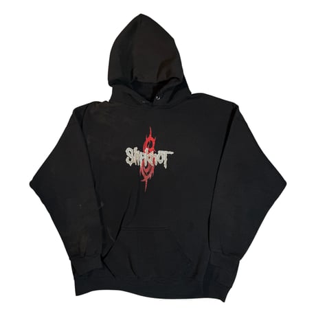 SLIPKNOT "FLAMING LOGO" HOODIE FITS LIKE X-LARGE 2130