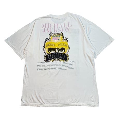 MICHAEL JACKSON "DANGEROUS WORLD TOUR "  XX-LARGE 1989