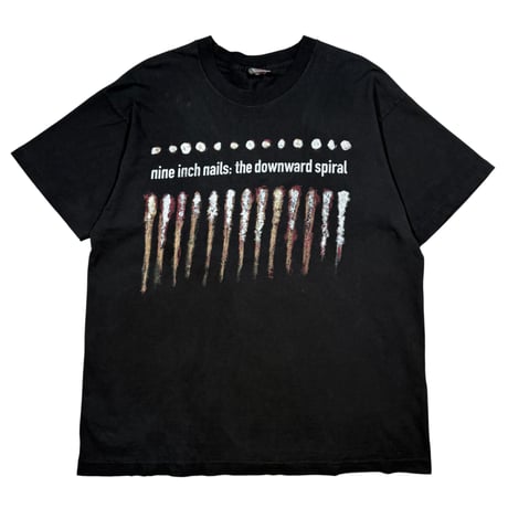 NINE INCH NAILS "THE DOWNWARD SPIRAL" FRUIT OF THE LOOM X-LARGE 1701