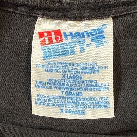 NINE INCH NAILS "BOX LOGO" LS HANES X-LARGE 1814