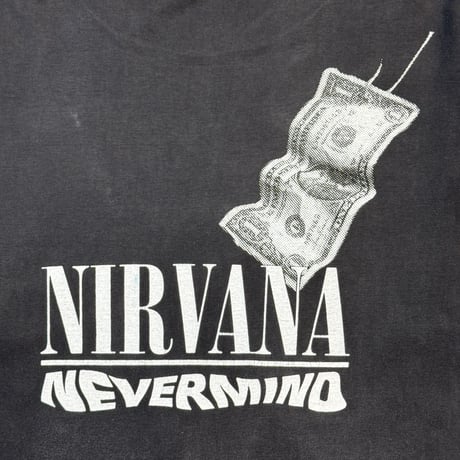 NIRVANA "NEVERMIND" BLACK  LARGE 2072