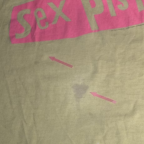 SEX PISTOLS "NEVER MIND THE BOLLOCKS" FRUIT OF THE LOOM X-LARGE 942