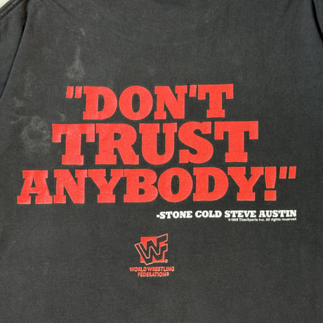 STONE COLD STEVE AUSTIN "DON'T TRUST ANYBODY!" TULTEX X-LARGE 1821