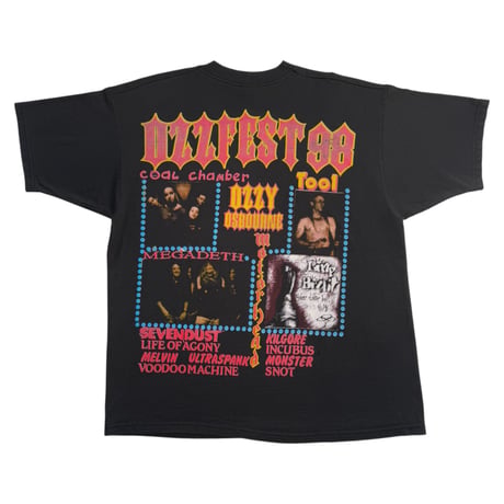 OZZY OSBOURNE "1998 OZFEST" FRUIT OF THE LOOM X-LARGE 820