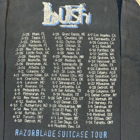 BUSH "RAZORBLADE SUITCASE TOUR" LS FITS LIKE X-LARGE 1778