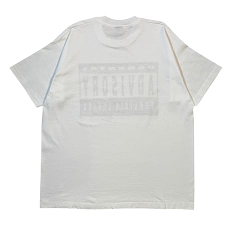 PARENTAL ADVISORY "WARNING" SCREEN STARS XX-LARGE 1764