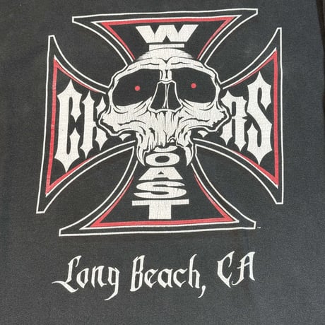 WEST COAST CHOPPERS "SKULL LOGO" LS  FITS LIKE X-LARGE 2286