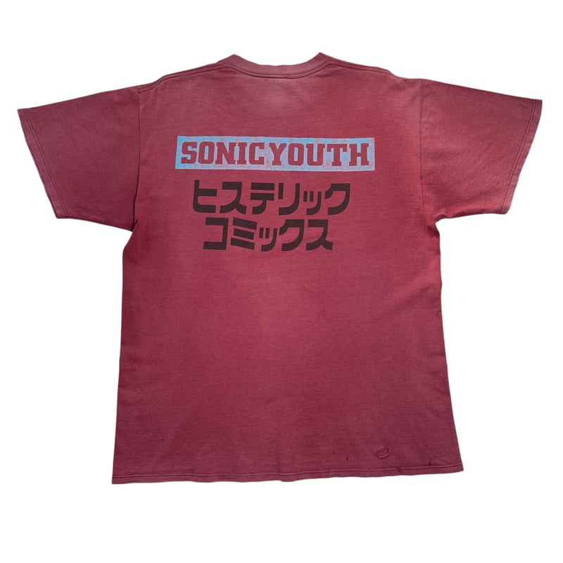 【Special】SONIC YOUTH HYSTERIC COMICS Sonic Youth HYSTERIC COMICS short sleeve T-shirt 90s Vintage