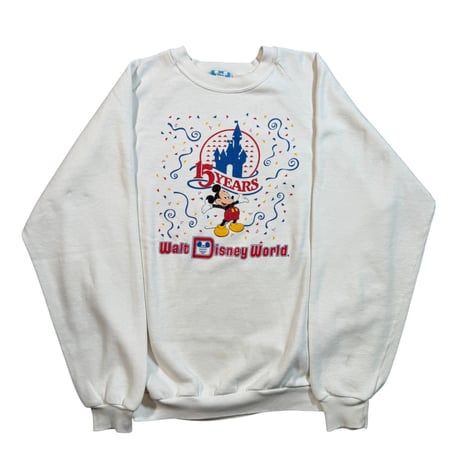 WORLD DISNEY WORLD "15YEARS" SWEAT DISNEY TAG X-LARGE 1922