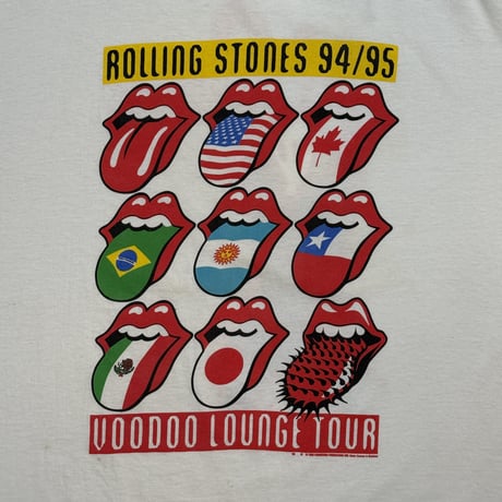 THE ROLLING STONES 【VOODOO LOUNGE 】 BROCKUM X-LARGE ローリングストーンズ 1390