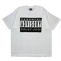 PARENTAL ADVISORY "WARNING" SCREEN STARS XX-LARGE 1764