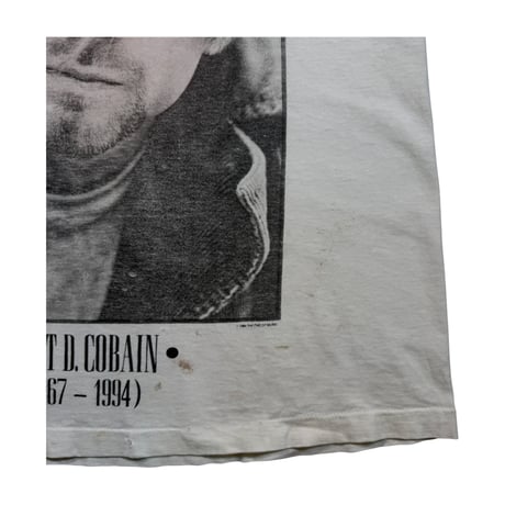 KURT COBAIN "MEMORIAL WHITE" ANVIL X-LARGE 1827