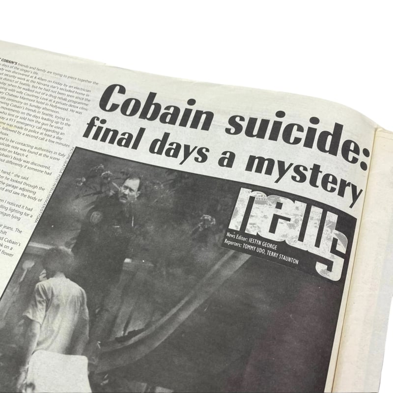 1994 NME MAGAZINE NIRVANA KURT COBAIN MEMORIAL