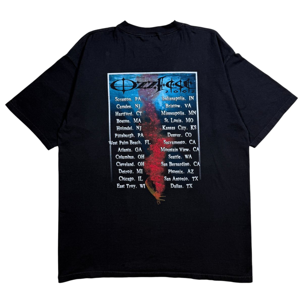 Ozzy Osbourne 2002年 正規品Tシャツ 新品・未使用 SizeM Ozzy Osbourne 2002年ツアー Tシャツ 正規品 SizeM Ozzy Osbourne 2002