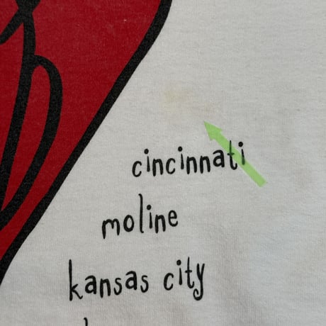 THE SMASHING PUMPKINS "TOUR 1996" FITS LIKE X-LARGE 2432