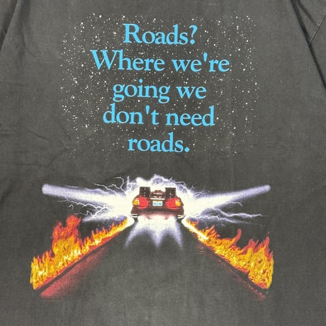 BACK TO THE FUTURE "MOVIE JACKET TEE " HANES XX-LARGE  1387