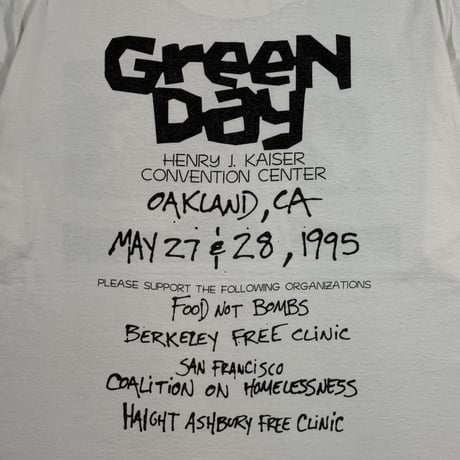 GREENDAY "PRACTICE SPACE SPRING 1995" WILD OATS X-LARGE 1635
