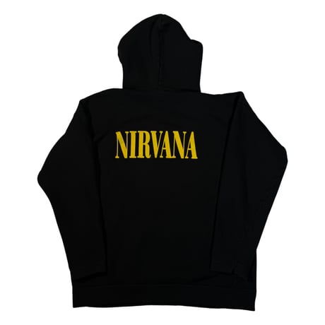 NIRVANA "KURT KOBAIN HOODIE DOLLER BILL" FITS LIKE X-LARGE 1987