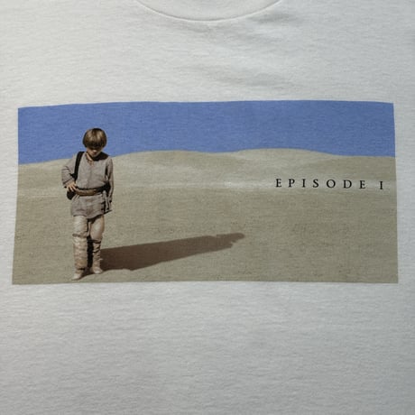 STAR WARS "EPISODE Ⅰ,MOVIE PROMO" STAR WARS TAG FITS LIKE LARGE  2114
