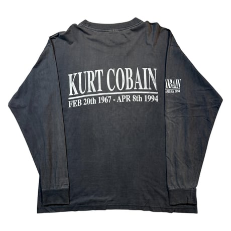 KURT COBAIN "MEMORIAL FEB 20TH 1967-APR 8TH 1994 LS" X-LARGE 1589