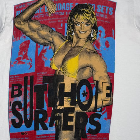BUTTHOLE SUFERS "DON ROCK 1995" FRUIT OF THE LOOM LARGE 1009