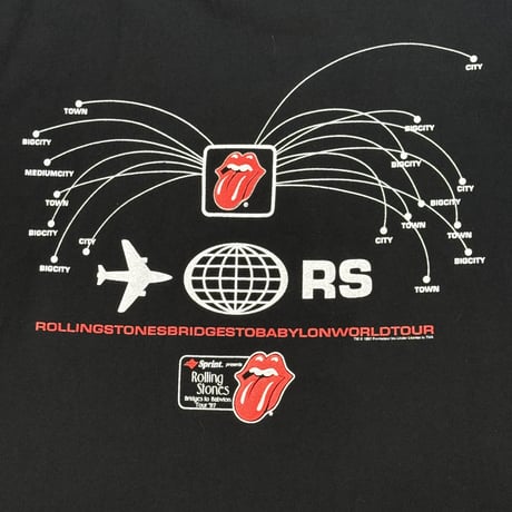 THE ROLLING STONES "BRIDGES TO BABYLON TOUR 1997" ANVIL X-LARGE 1404