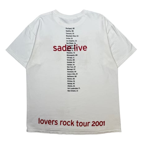 SADE "LOVERS ROCK TOUR 2001" ANVIL X-LARGE 1704