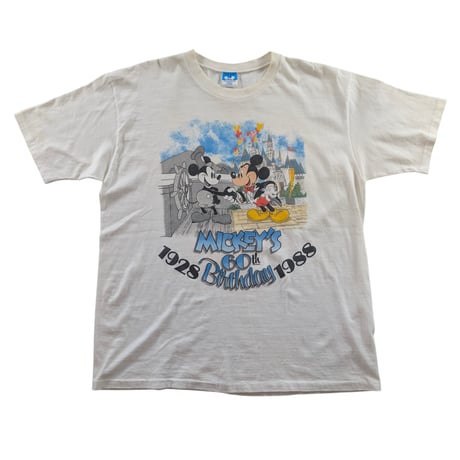 DISNEY "MICKEY'S 60TH BIRTHDAY 1928-1988" DISNEY TAG X-LARGE  751