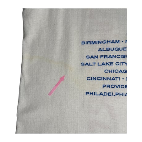 BUTTHOLE SURFERS "INDEPENDENT WORM SALOON" HANES X-LARGE 947
