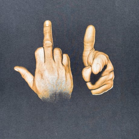OLD&VINTAGE "FUCK HAND SIGN" DELTA X-LARGE 1575