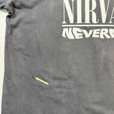 NIRVANA "NEVERMIND" BLACK  LARGE 2072