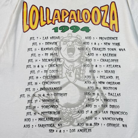 LOLLAPALOOZA" 1994" SOFTEE X-LARGE 1432