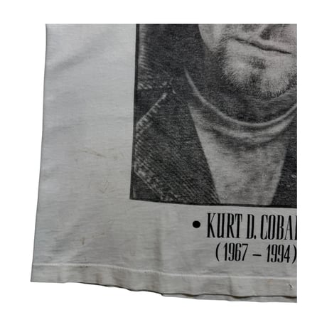 KURT COBAIN "MEMORIAL WHITE" ANVIL X-LARGE 1827