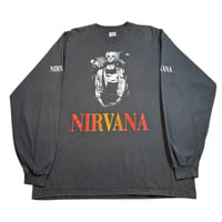 NIRVANA "MONOCHROME BAND SHOT BY ANTON CORBIJN" LS JERZEEZ X-LARGE  2564