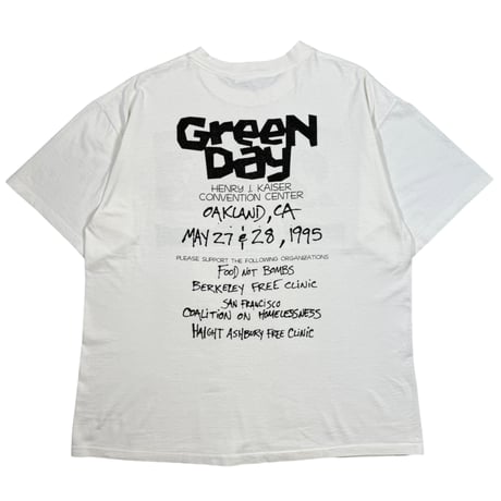 GREENDAY "PRACTICE SPACE SPRING 1995" WILD OATS X-LARGE 1635