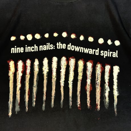 NINE INCH NAILS "THE DOWNWARD SPIRAL SHREDDER" DEADSTOCK ALLSPORT LARGE 1324