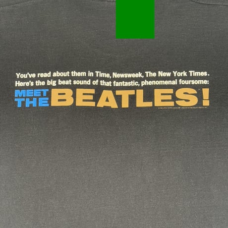 THE BEATLES "MEET THE BEATLES!" FRUIT OF THE LOOM X-LARGE 835