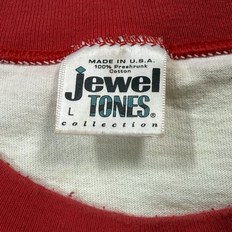 SONIC YOUTH "JANE BIRKIN RINGER RED/WHITE" JEWEL TONES LARGE ソニックユース 321