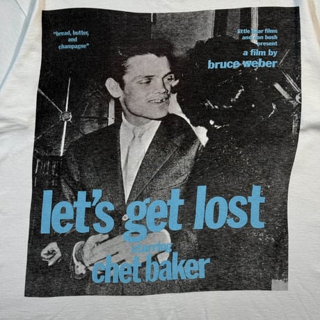 BRUCE WEBER "LETS GET LOST STARRING CHET BAKER" FRUIT OF THE LOOM X-LARGE 2073