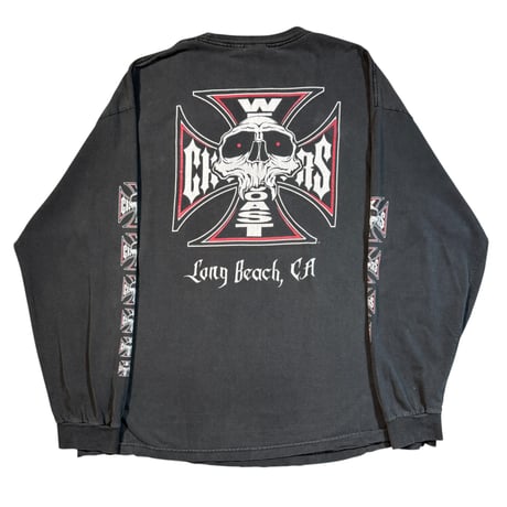 WEST COAST CHOPPERS "SKULL LOGO" LS  FITS LIKE X-LARGE 2286