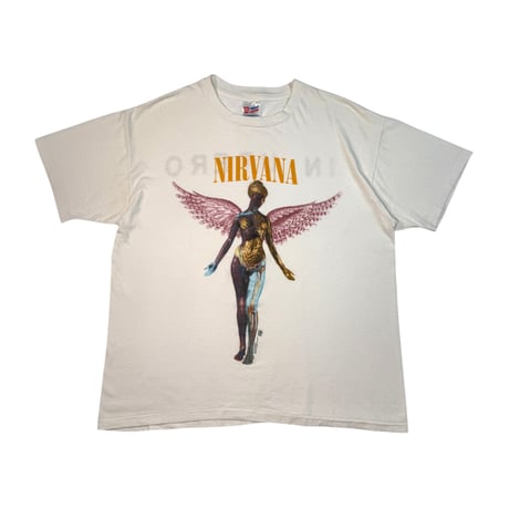 NIRVANA "IN UTERO"  1993 BACK STAGE PASS HANES X-LARGE 1268
