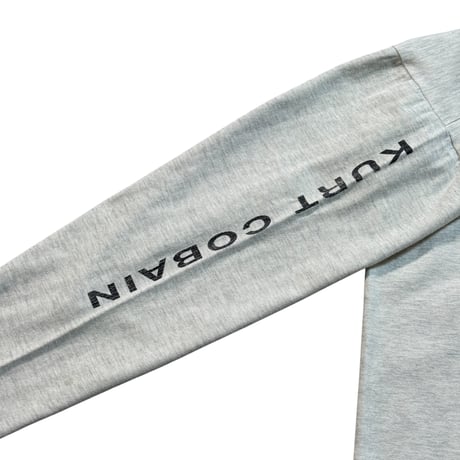 KURT COBAIN "MEMORIAL WHITE" LS FITS LIKE X-LARGE 2319