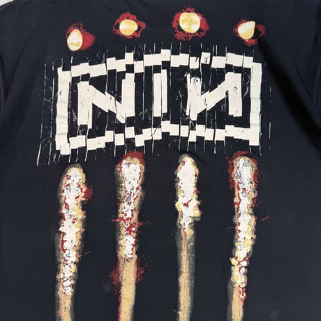 NINE INCH NAILS "THE DOWNWARD SPIRAL SHREDDER" DEADSTOCK ALLSPORT LARGE 1324