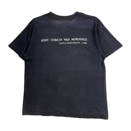 NIRVANA KURT COBAIN "WHO KILLED KURT COBAIN?"  EURO FITS LIKE X-LARGE 1479