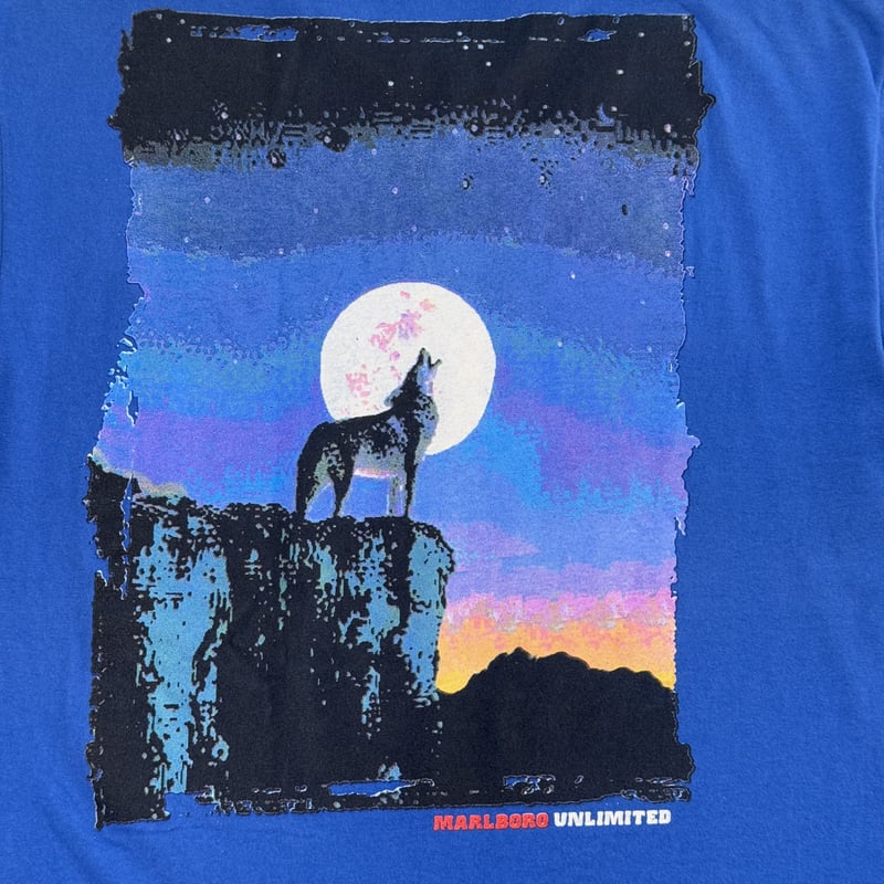 マルボロ　coyote コヨーテ　ウルフ　marlboro 古着Tシャツ】企業 Marlboro 