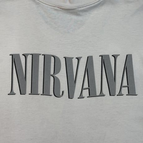 NIRVANA "MEMBER PORTRAIT WHITE" HANES LARGE 2191