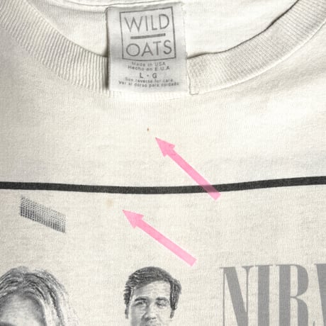 NIRVANA "PORTRAIT WHITE" WILD OATS LARGE 905