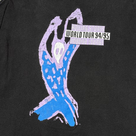 THE ROLLING STONES "PURPLE SPIKE TONGUE" BROCKUM X-LARGE 1500