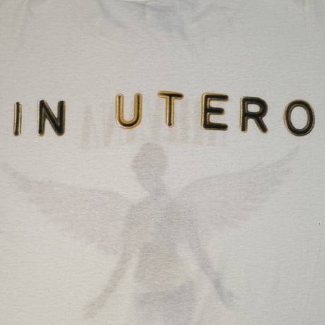 NIRVANA "IN UTERO"  1993 BACK STAGE PASS HANES X-LARGE 1268
