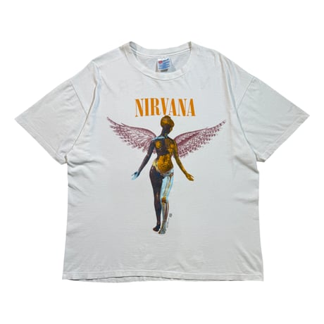 NIRVANA "IN UTERO BACK STAGE PASS" HANES X-LARGE 2152
